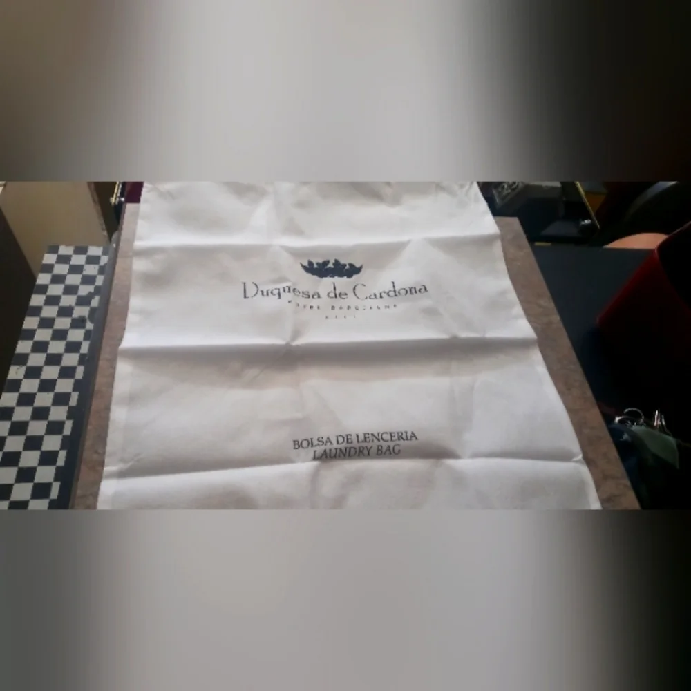 White Laundry Bag - Elegant Lingerie Storage